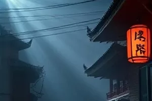 剧情短片《微风经过的站台》雨夜站台灯光画面